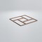 Ekena Millwork Medium Sheffield Decorative Fretwork Wood Wall Panels, Hickory, 15 3/8"W x 15 3/8"H x 3/8"T WALW16X16X0375SHFHI - alternate 3